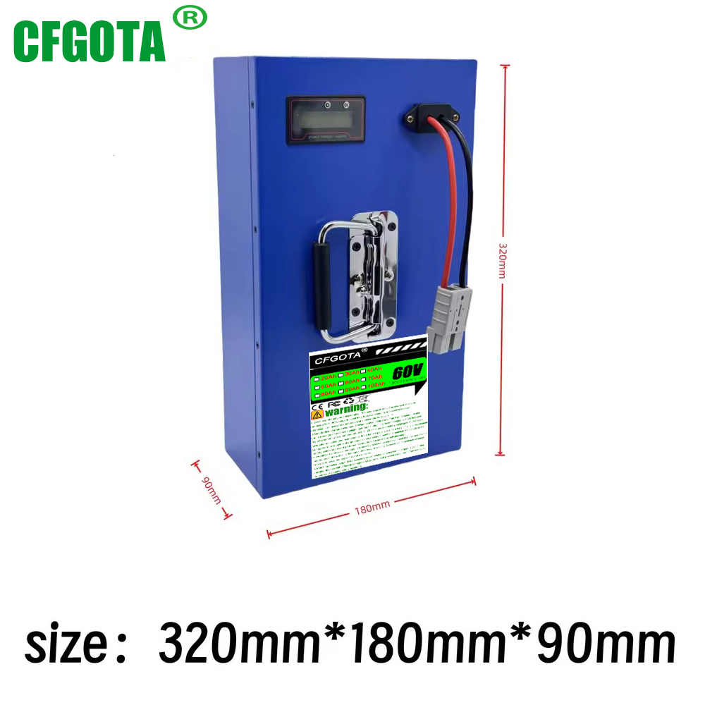 Новый литиевый аккумуляторный  – обзор и цена 60V 50Ah Electric Scooter Battery