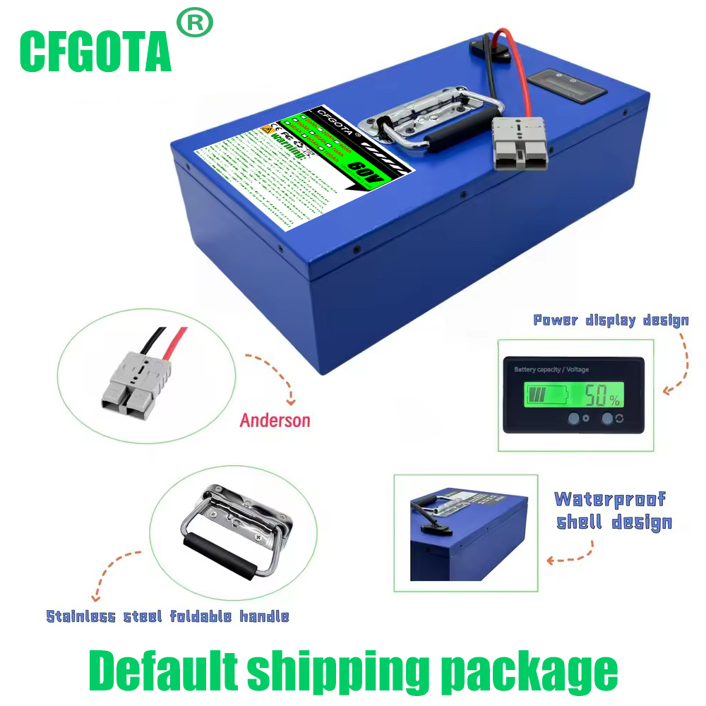 Новый литиевый аккумуляторный  – обзор и цена 60V 50Ah Electric Scooter Battery